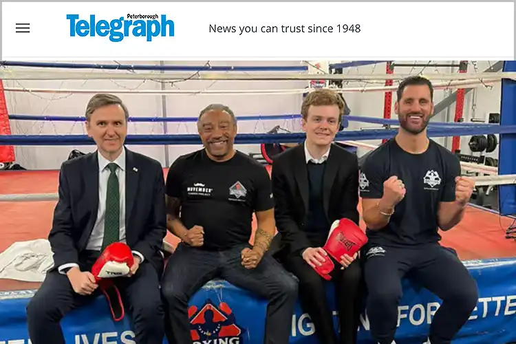 Peterborough Evening Telegraph shared its article: ‘Work and Pensions Secretary visits boxing gym close to Peterborough as review into youth inactivity launches’